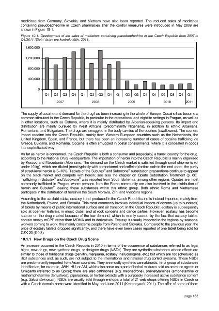 The Czech Republic Annual Report 2010 Drug ... - Drogy-info.cz