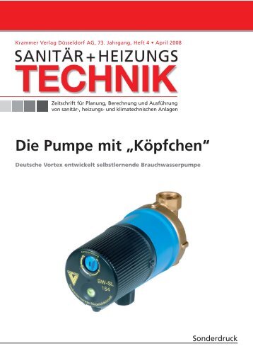 Die Pumpe mit âKÃ¶pfchenâ - Deutsche Vortex GmbH & Co. KG