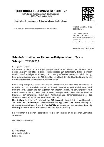 PDF-Artikel als Download - Eichendorff-Gymnasium