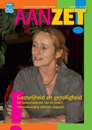 Gastvrijheid en gezelligheid - Ango