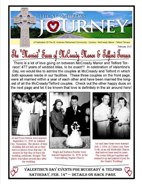 St. Andrews Place Retirement Community February Newsletter