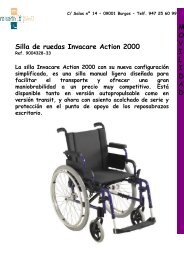 Silla de ruedas Invacare Action 2000 M O V I L I D A D