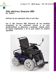 Silla eléctrica Invacare G50 M O V I L I D A D - Mundo Fácil