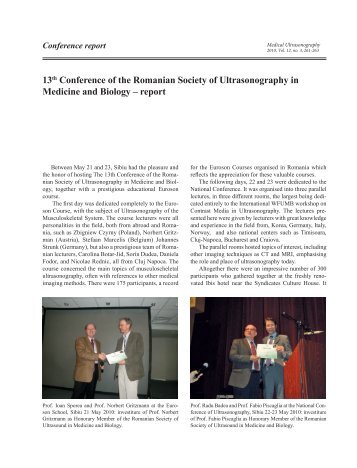Download Full Article - Medical Ultrasonography