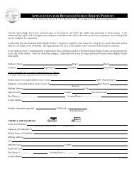 Frozen Semen Retention Permit Application - Appaloosa Horse Club