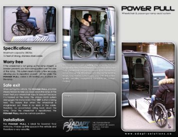 Adapt-Solutions Power Pull Ramp Assistant - MobilityWorks