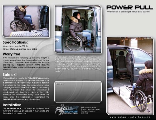 Adapt-Solutions Power Pull Ramp Assistant - MobilityWorks