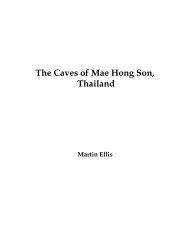 Mae Hong Son - Caves & Caving in Thailand - Shepton Mallet ...