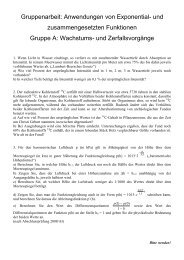 Anwendungen - Feuerbachers-matheseite.de