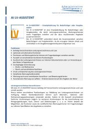 AI LV-ASSISTENT - Administration Intelligence AG