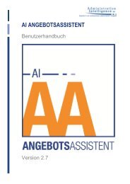 Handbuch AI ANGEBOTSASSISTENT 2.7 - Administration ...