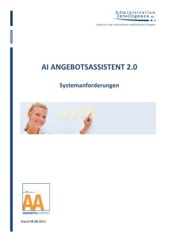 AI ANGEBOTSASSISTENT 2.0 Systemanforderungen