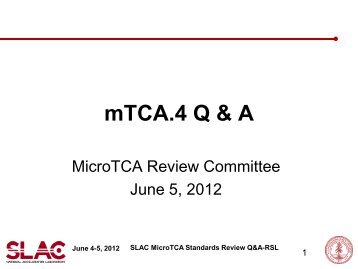 Why mTCA vs ATCA Rev2