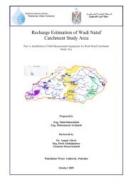 Recharge Estimation of Wadi Natuf Catchment Study ... - Hwe.org.ps