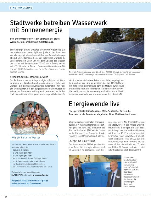 Ausgabe 04/2012 - Stadtwerke Rotenburg