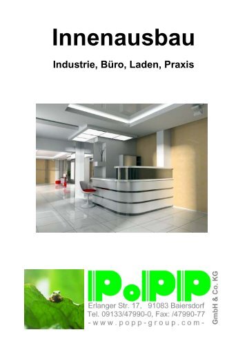 Innenausbau - popp-group