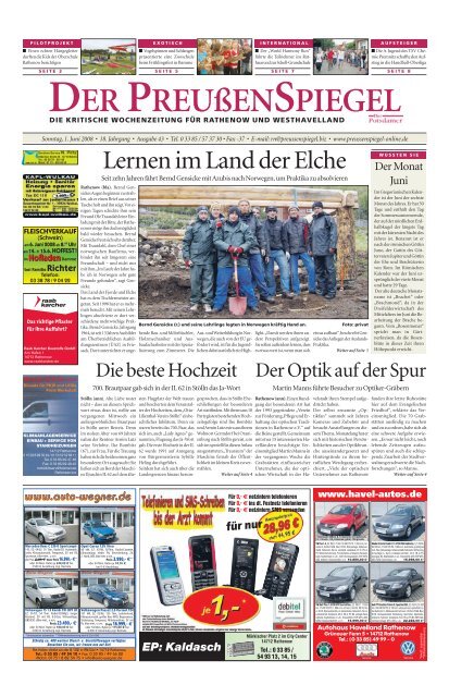 Lernen Im Land Der Elche Der Preussenspiegel