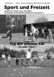 Sport und Freizeit - ESV Neuaubing