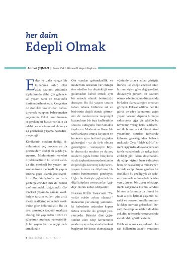 Her Daim Edepli Olmak - DEM