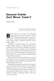 Ekonomi Politik: Zarif Mezar Tafllarâº? - Praksis