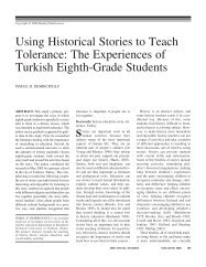 Using Historical Stories to Teach Tolerance.pdf - Etarih.com