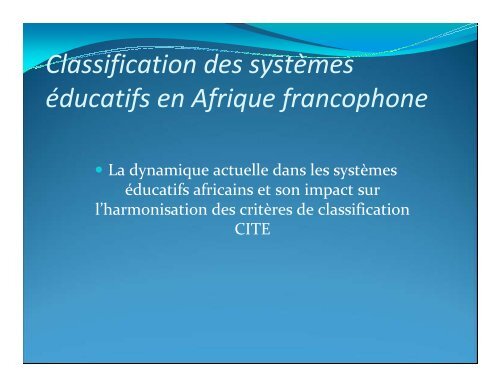 (Microsoft PowerPoint - Difficult\351s de classification Ens sup en ...