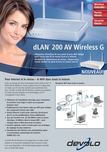 dLAN® 200 AV Wireless G - Devolo