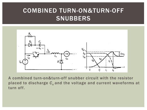 Snubber Circuits