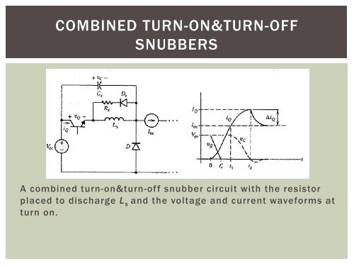 Snubber Circuits