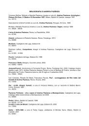 BIBLIOGRAFIA DI ANDREA PAZIENZA Vincenzo ... - bibliotecalesca