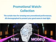Promotional Watch- Collection 2017