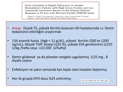 olgularla direnÃ§li aneminin yÃ¶netimi