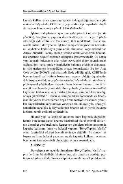 Turkish Journal of Social Research - Eski Sayılar - Türkiye Sosyal ...