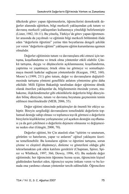 Turkish Journal of Social Research - Eski Sayılar - Türkiye Sosyal ...