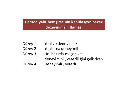 VaskÃ¼ler GiriÅ KullanÄ±mÄ± ve Takip Prensipleri - TÃ¼rk Nefroloji DerneÄi