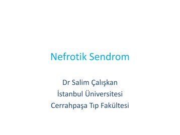 Nefrotik Sendrom