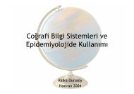 CoÄrafi Bilgi Sistemleri ve Epidemiyolojide KullanÄ±mÄ±