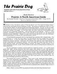 2004 Summer/Fall issue - Native Prairies Association of Texas