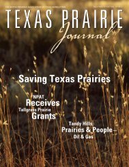 2007 Fall/Winter issue - Native Prairies Association of Texas