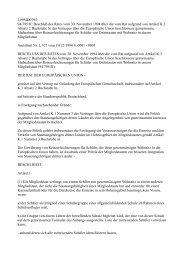 Beschluß des Rates vom 30. November 1994 ... - EU-Info.Deutschland