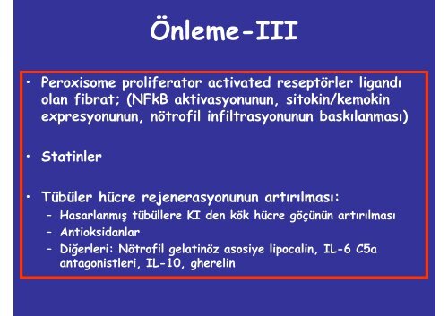 Postiskemik ABY'ni Ã¶nleyici tedbirler ve tedavi giriÅimleri