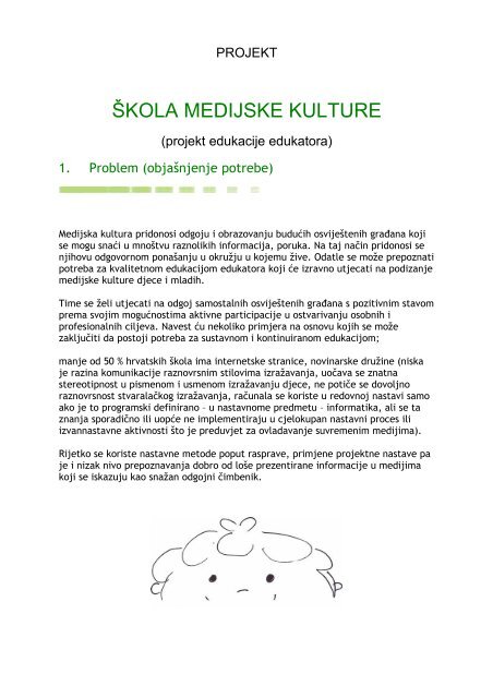 ŠKOLA MEDIJSKE KULTURE - Medioteka