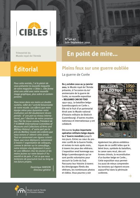 Pleins feux sur une guerre oubliée En point de mire… éditorial