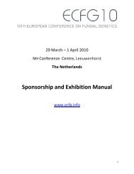 Sponsorship and Exhibition Manual - 11th European conference on ...
