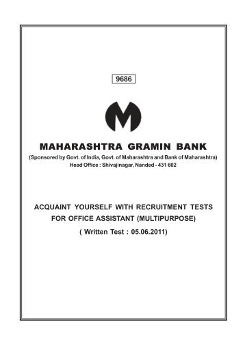 Satpura (Clerk-Off. Assi.) 12.9.2010 - maharashtra gramin bank