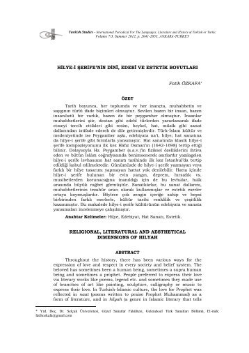 Tam Metin (PDF) - Turkish Studies
