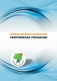 performans hedefi tablosu - Mamak Belediye BaÅkanlÄ±ÄÄ±