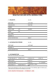 REGISTRATION AND HOTEL BOOKING FORM-Jan 08 _2 - Ortra