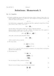 HW5 solutions - Itai Cohen Group