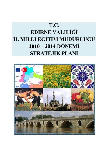 Stratejik Plan - Edirne Milli EÄitim MÃ¼dÃ¼rlÃ¼ÄÃ¼ - Milli EÄitim BakanlÄ±ÄÄ±